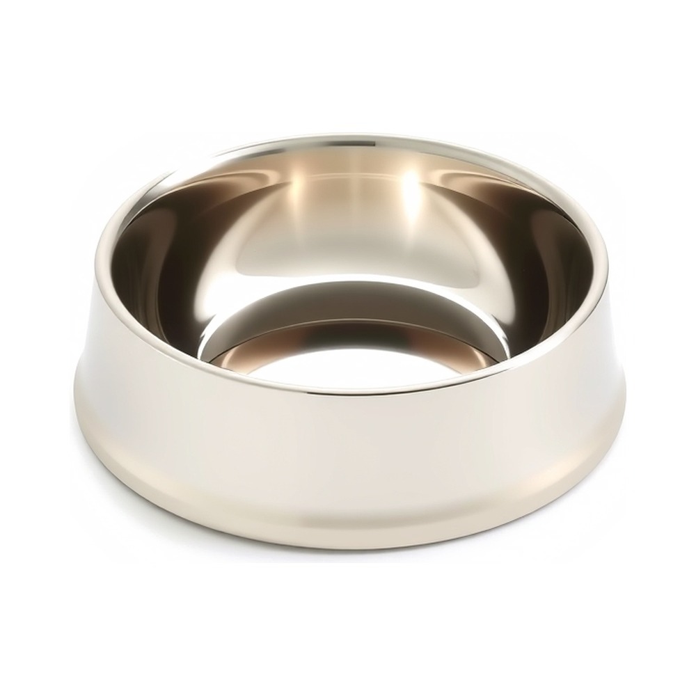 Steel Companion Bowl · Brushed Steel