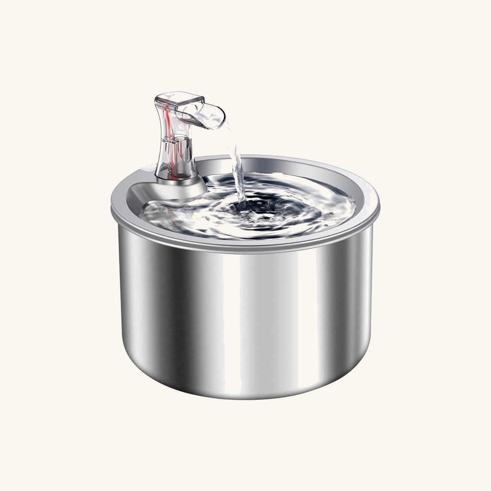 FeliSpring Wireless Fountain · Brushed Steel