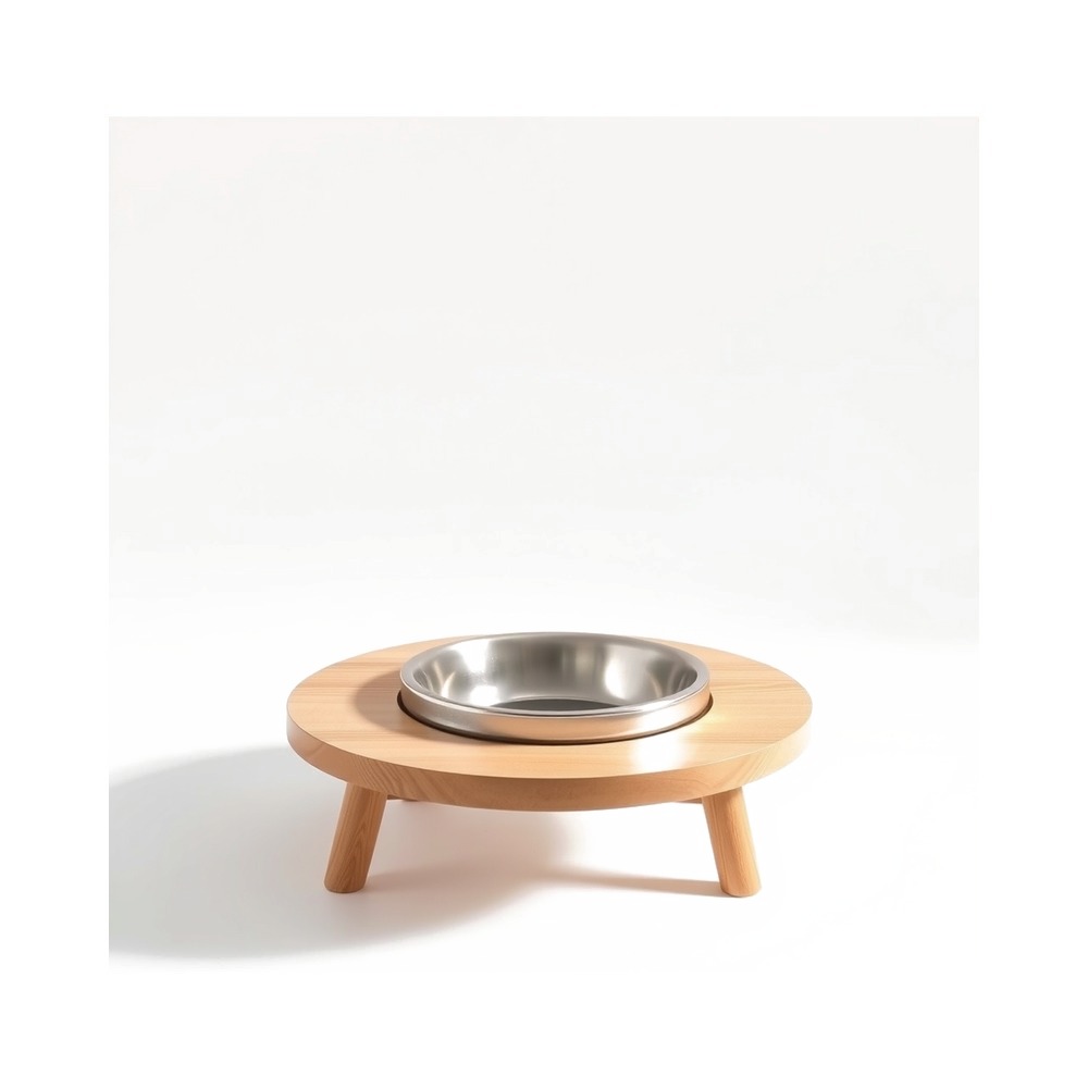 Raised Fountain Stand · Oak